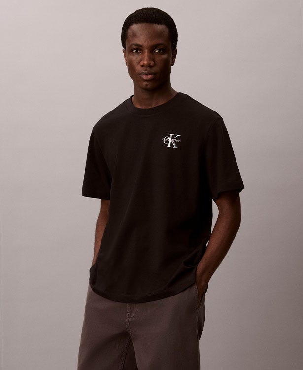 Distressed Monologo Back Graphic T-Shirt
